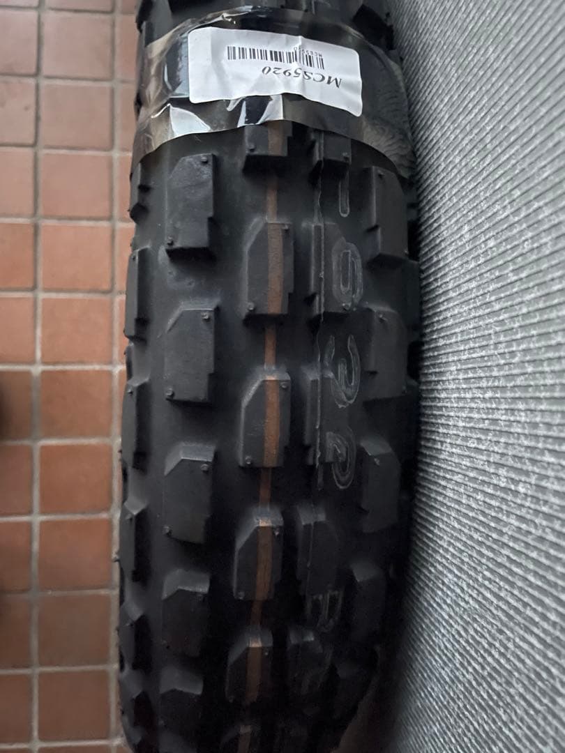 ブリヂストン　トレイルウィング　TW・バンバン用新品極太タイヤ2本セット送料込み