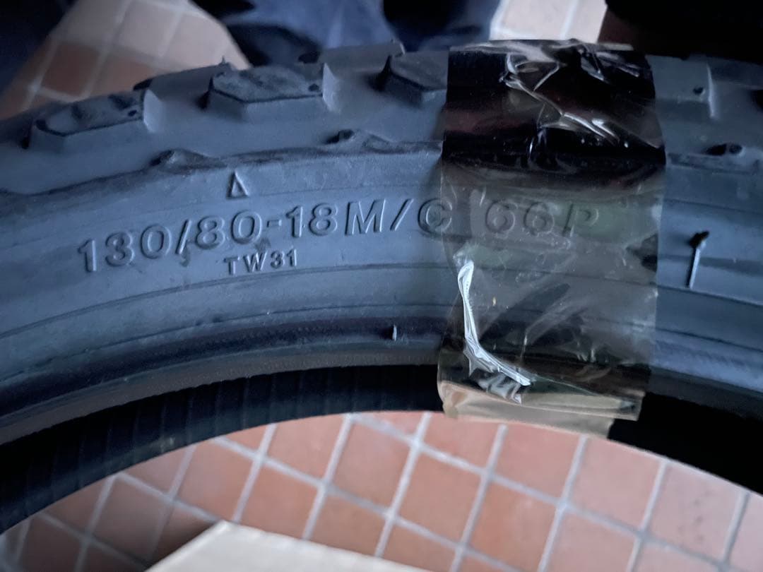 ブリヂストン　トレイルウィング　TW・バンバン用新品極太タイヤ2本セット送料込み