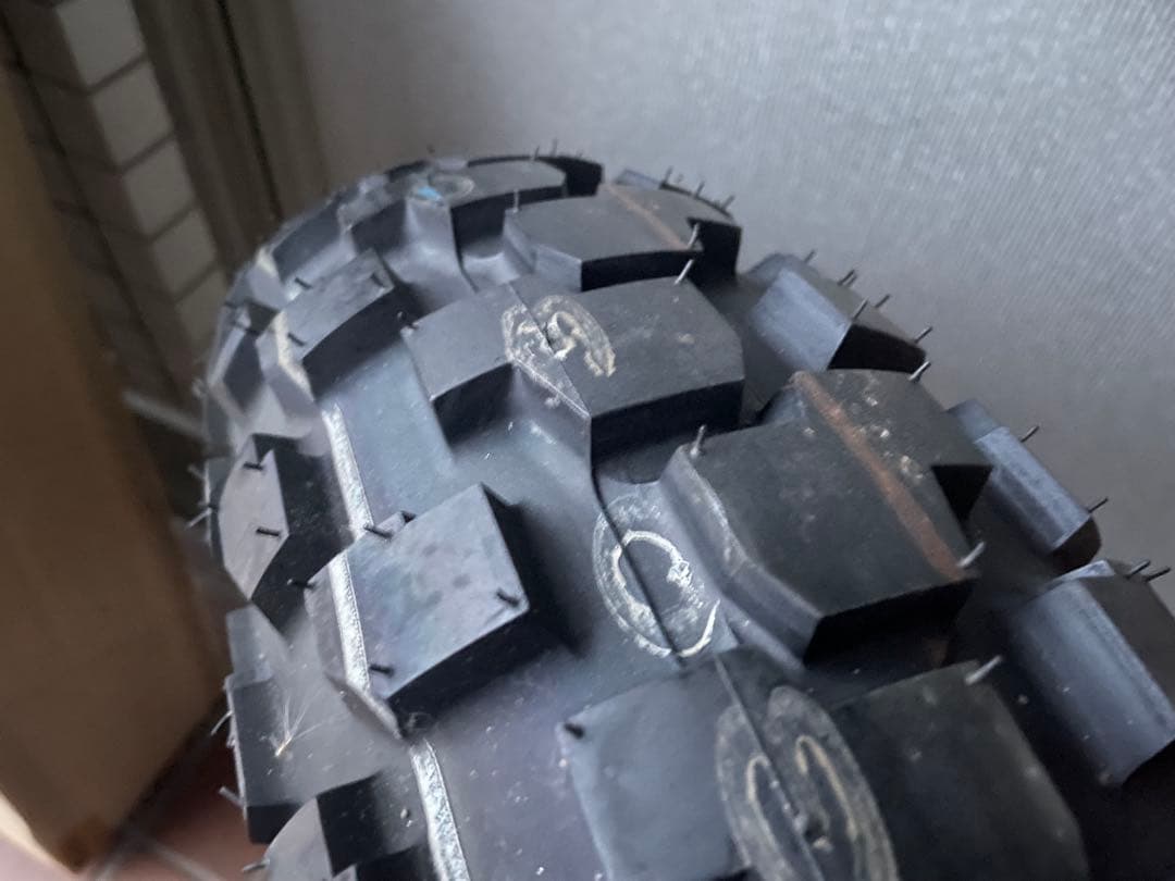 ブリヂストン　トレイルウィング　TW・バンバン用新品極太タイヤ2本セット送料込み