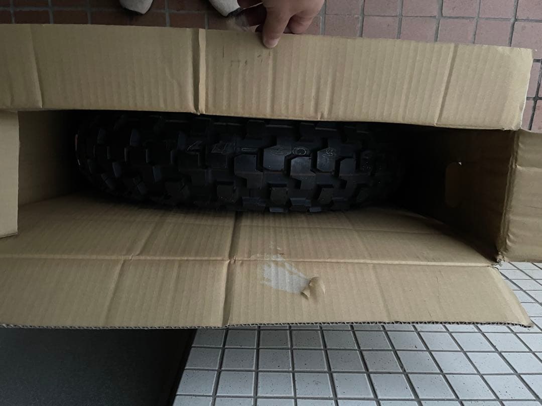 ブリヂストン　トレイルウィング　TW・バンバン用新品極太タイヤ2本セット送料込み