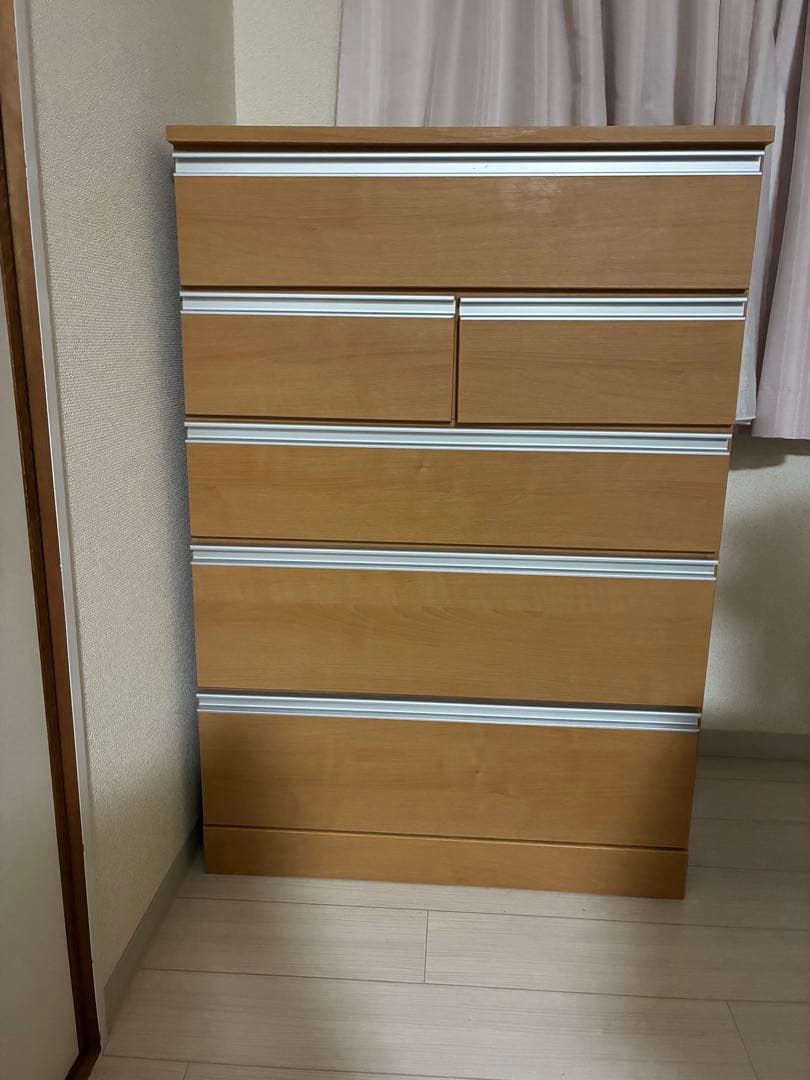 ナチュラルウッドチェスト　取りに来て頂ける方でお願いします。