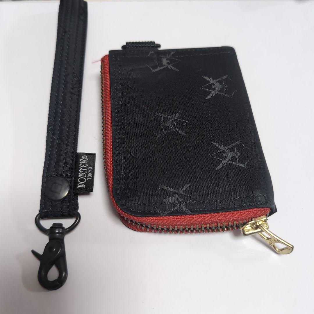 PORTER 　シャア専用　ケース 黒・赤 スカルパターン