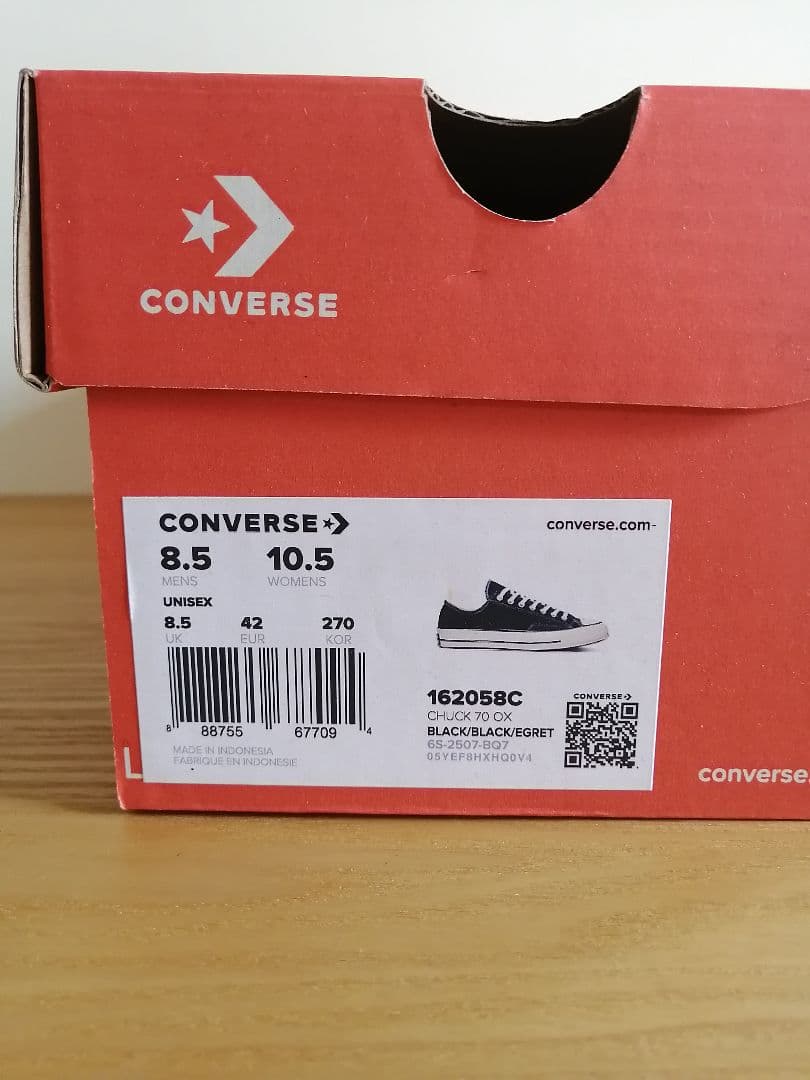 チャックテイラー コンバース CT70 27cm 新品未使用 ブラック