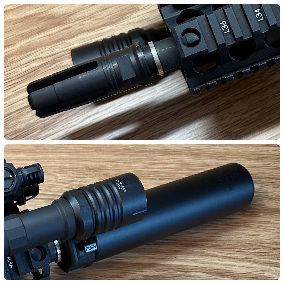 BJ tac SUREFIRE サイレンサー マルイ MWS mk18 BCM