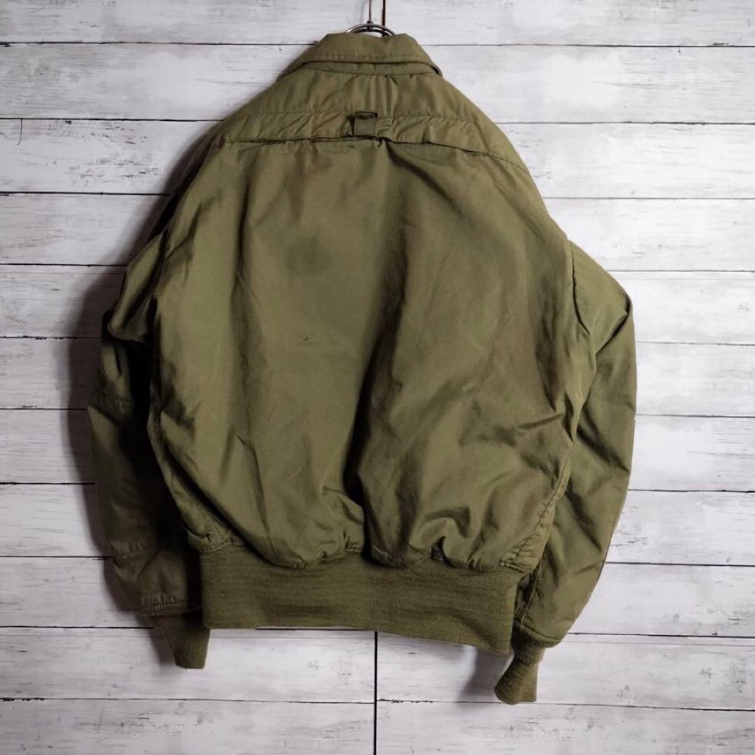 80s 米軍 ミリタリーCVCジャケットタンカースジャケット S93 CWU45