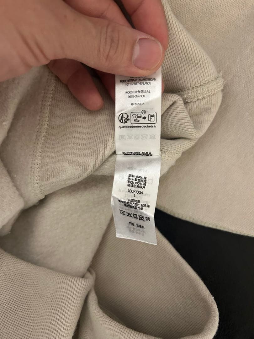 トップス Supreme Box Logo Hooded Sweatshirt Stone