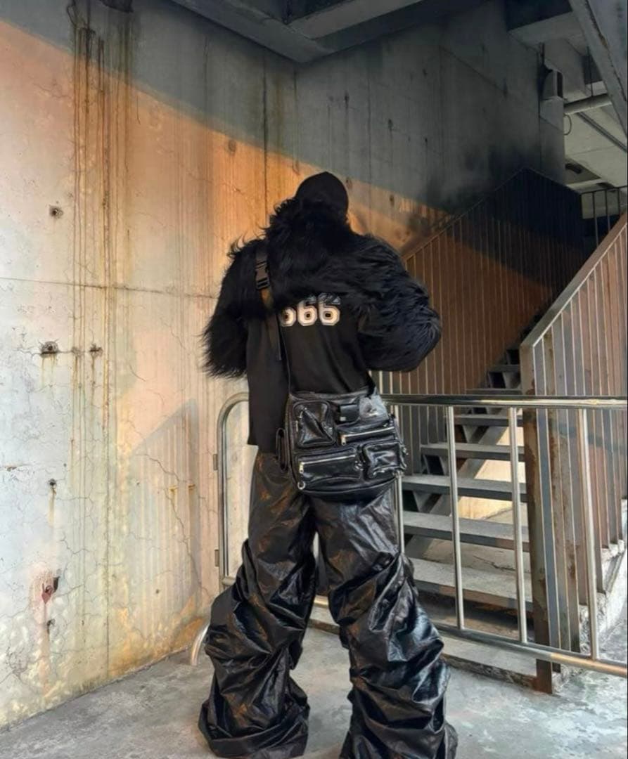 オーバーフレアパンツ　opium y2k Rick Owens