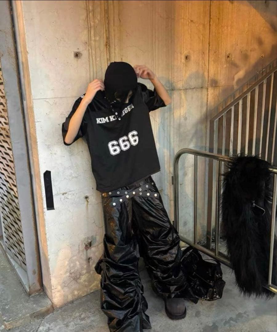 オーバーフレアパンツ　opium y2k Rick Owens