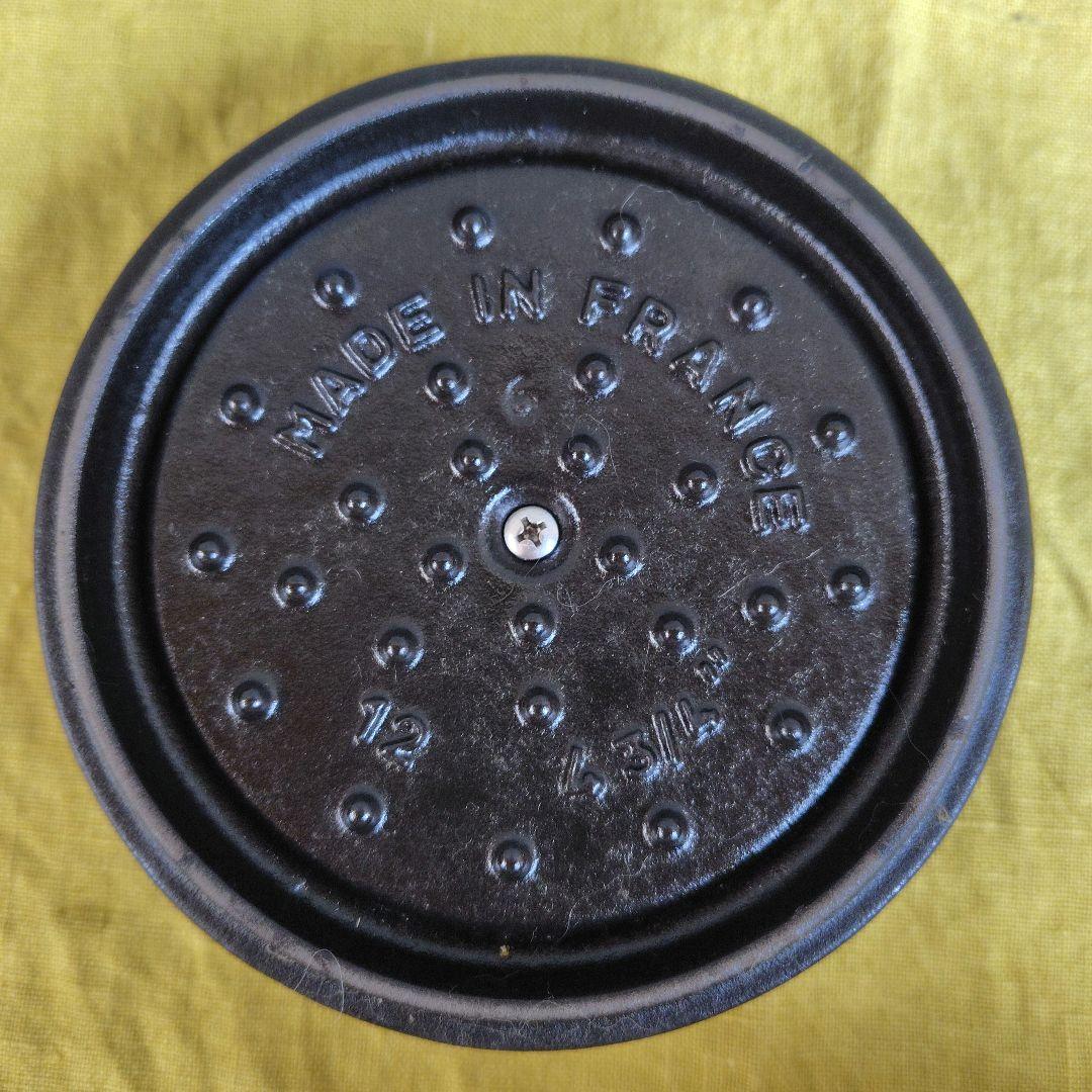 ストウブ STAUB ピコ ココット ラウンド 12cm ブラック 2個セット