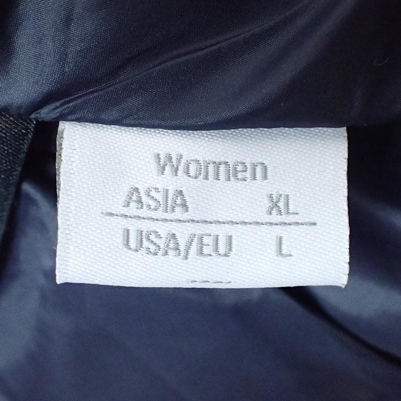 未使用 TAION タイオン シティ フード ロングダウンジレ XL ネイビー