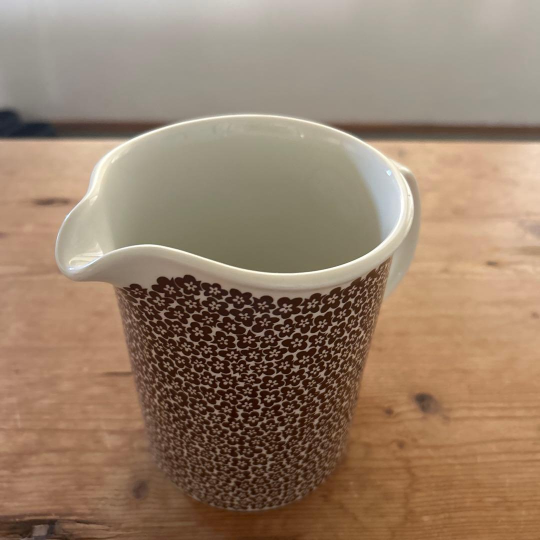 アラビア faenza ファエンツァ　ピッチャー　ブラウン