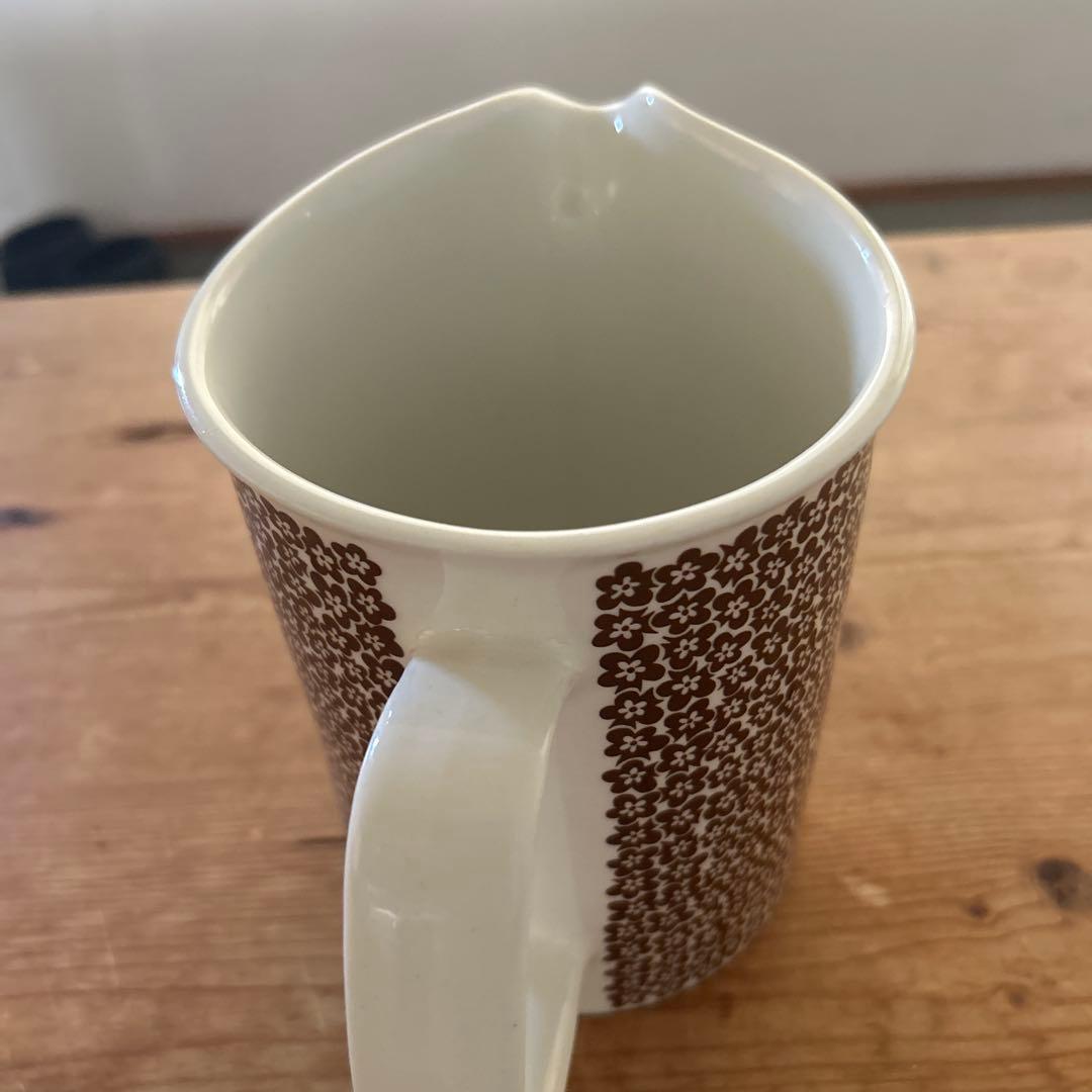 アラビア faenza ファエンツァ　ピッチャー　ブラウン