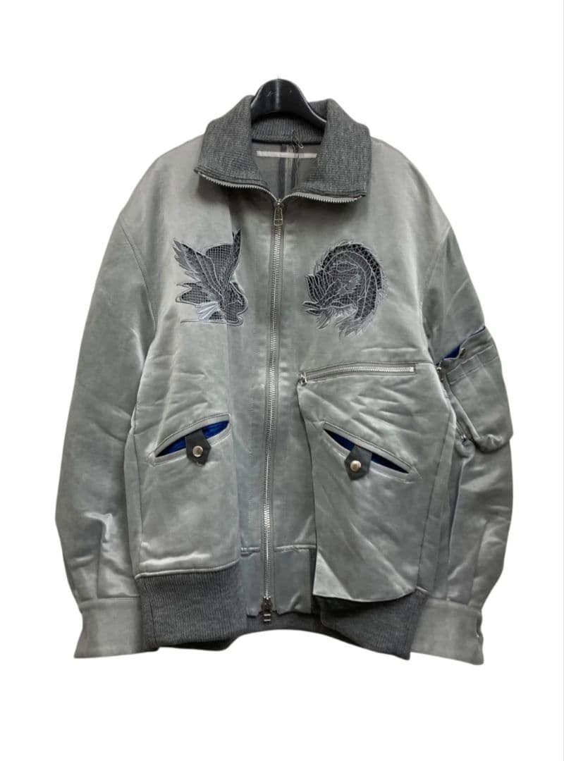 定価10万 希少 サンプル品 23AW Tamme タム 刺繍ブルゾン