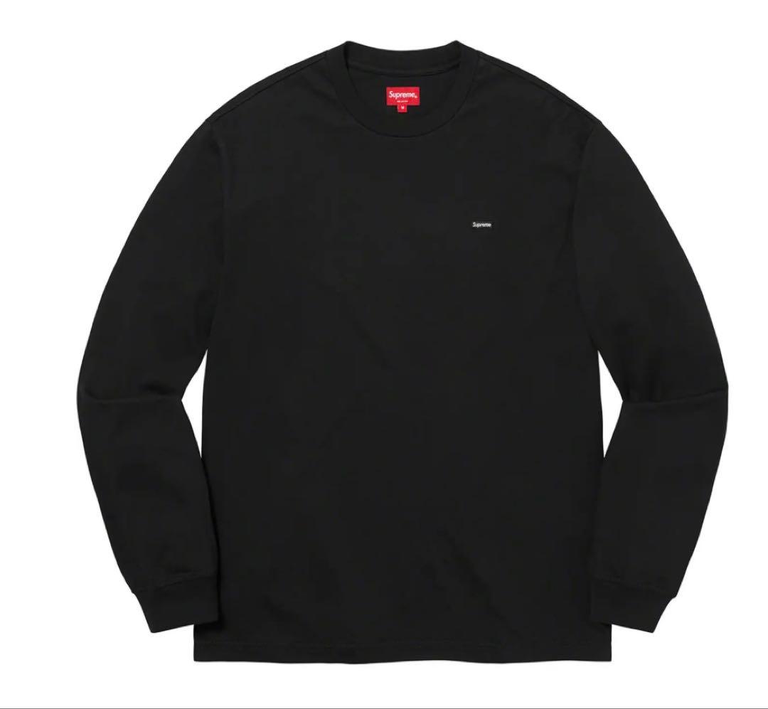 22fw supreme Small Box L/S Tee L 黒 ロンT