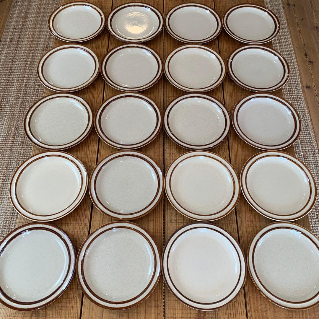 20枚 HOYA ストーンウェア ホヤ プレート STONE WARE 23㎝