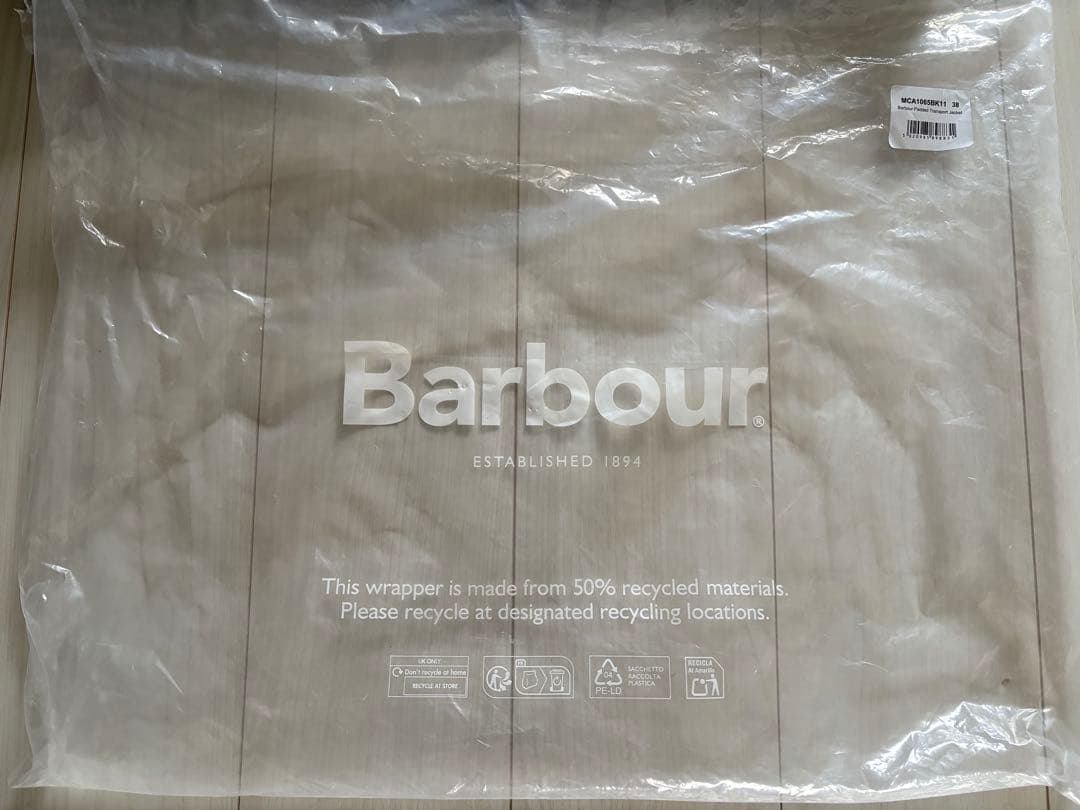 Barbour バブアー　トランスポート　ジャケット　パデット　メンズ黒M 38