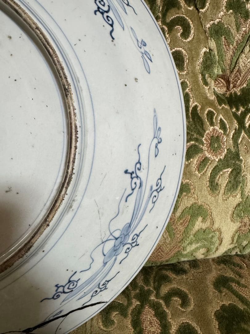 特大大皿！古伊万里　江戸時代　素敵な柄