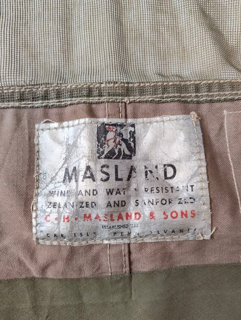 40s MASLAND フィッシングベスト