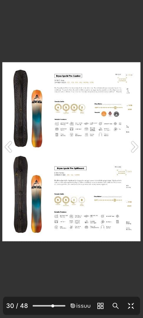 スノーボード ARBOR BRYAN IGUCHI PRO CAMBER/CYPRESS