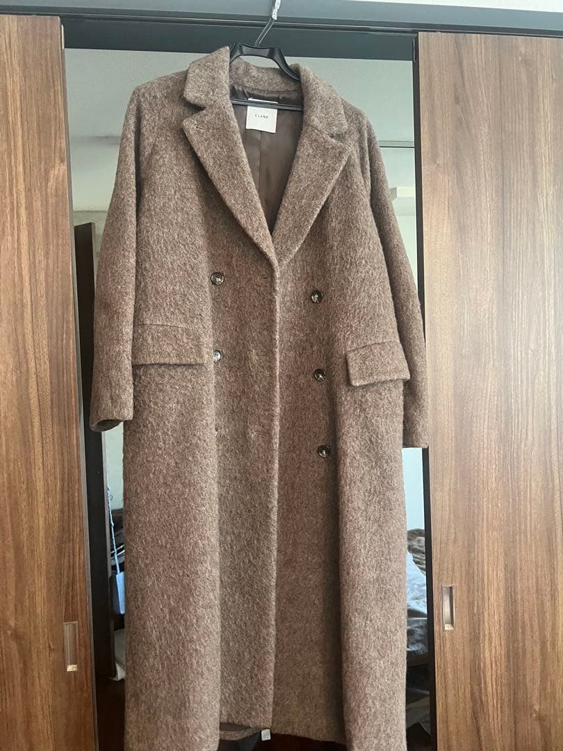 CLANE ダブルウールロングコート