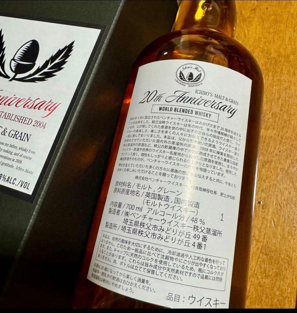 greenclover 新品・未開封　イチローズモルト&グレーン20th