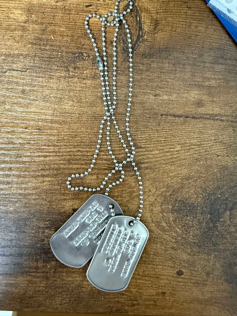 ドッグタグ 軍物　ヴィンテージ　値下げ可能