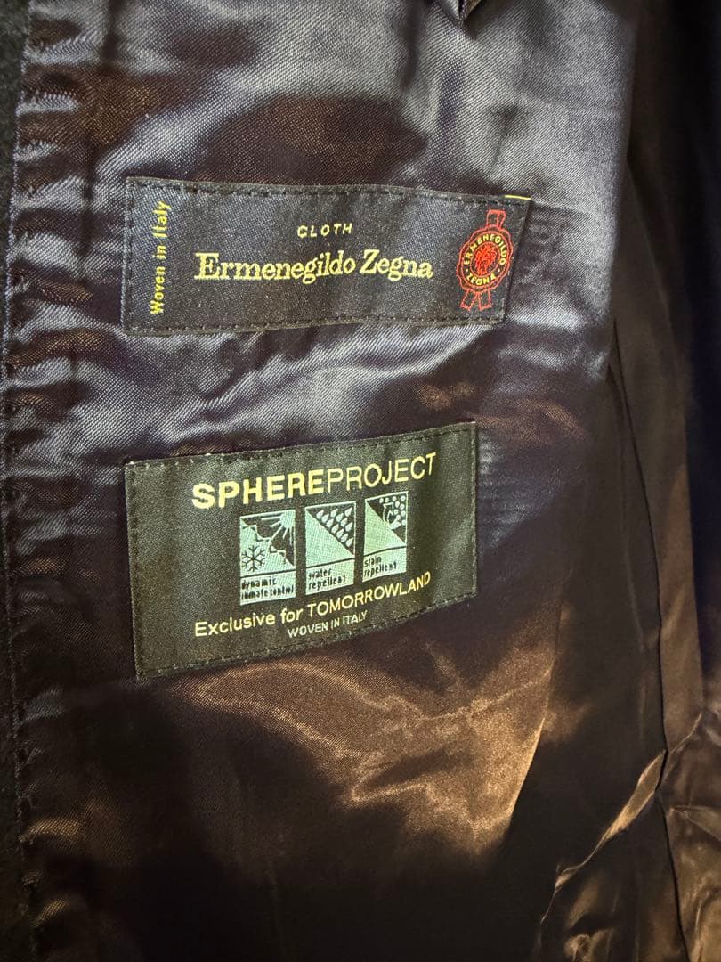 トゥモローランド　ピルグリム　ゼニア　ステンカラー　サイズ50 カシミア