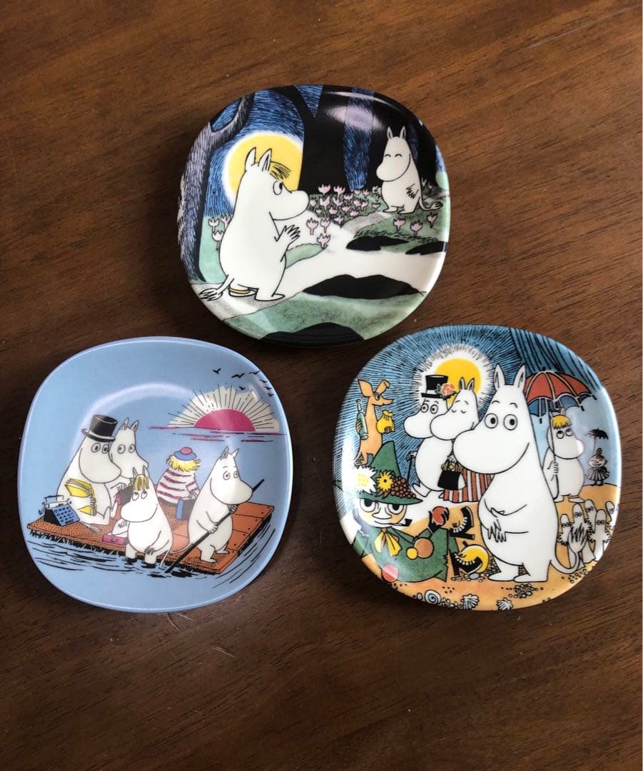 アラビア　ムーミンウォールプレート　3枚セット