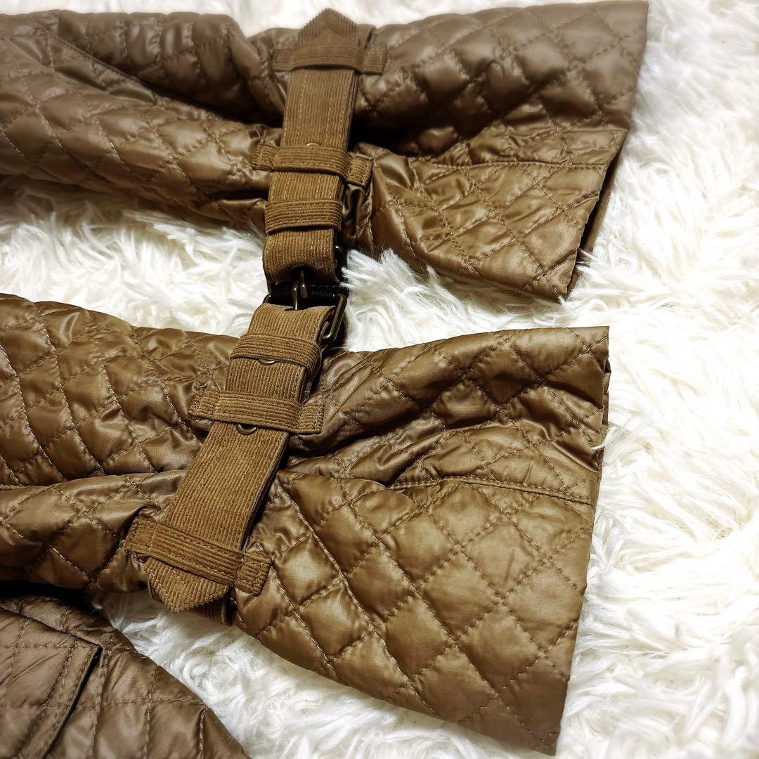 美品ブルーレーベルクレストブリッジ トレンチコートキルティング ベージュ38 M