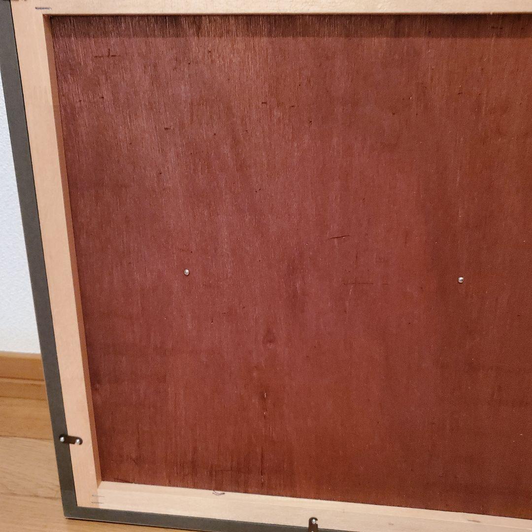 額縁と布地(帆布のような布)