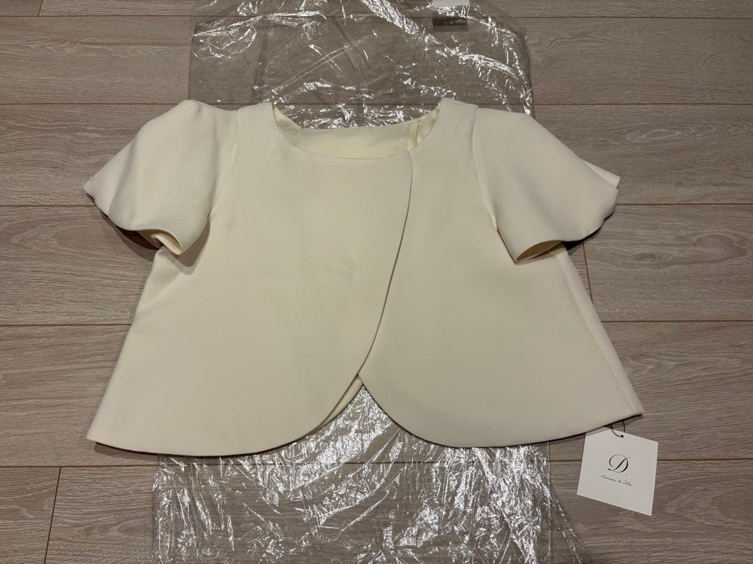 新品タグ付 maison de Dolce メゾンドドルチェ 半袖レディヨーク