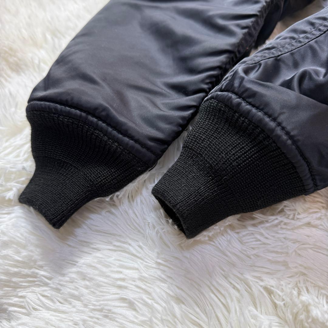 美品 AVIREX MA-1 アリューシャンタイガー 牛革ワッペン Mトップガン