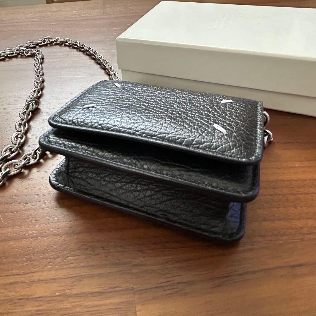 Maison Margiela チェーンウォレット/財布　ブラック