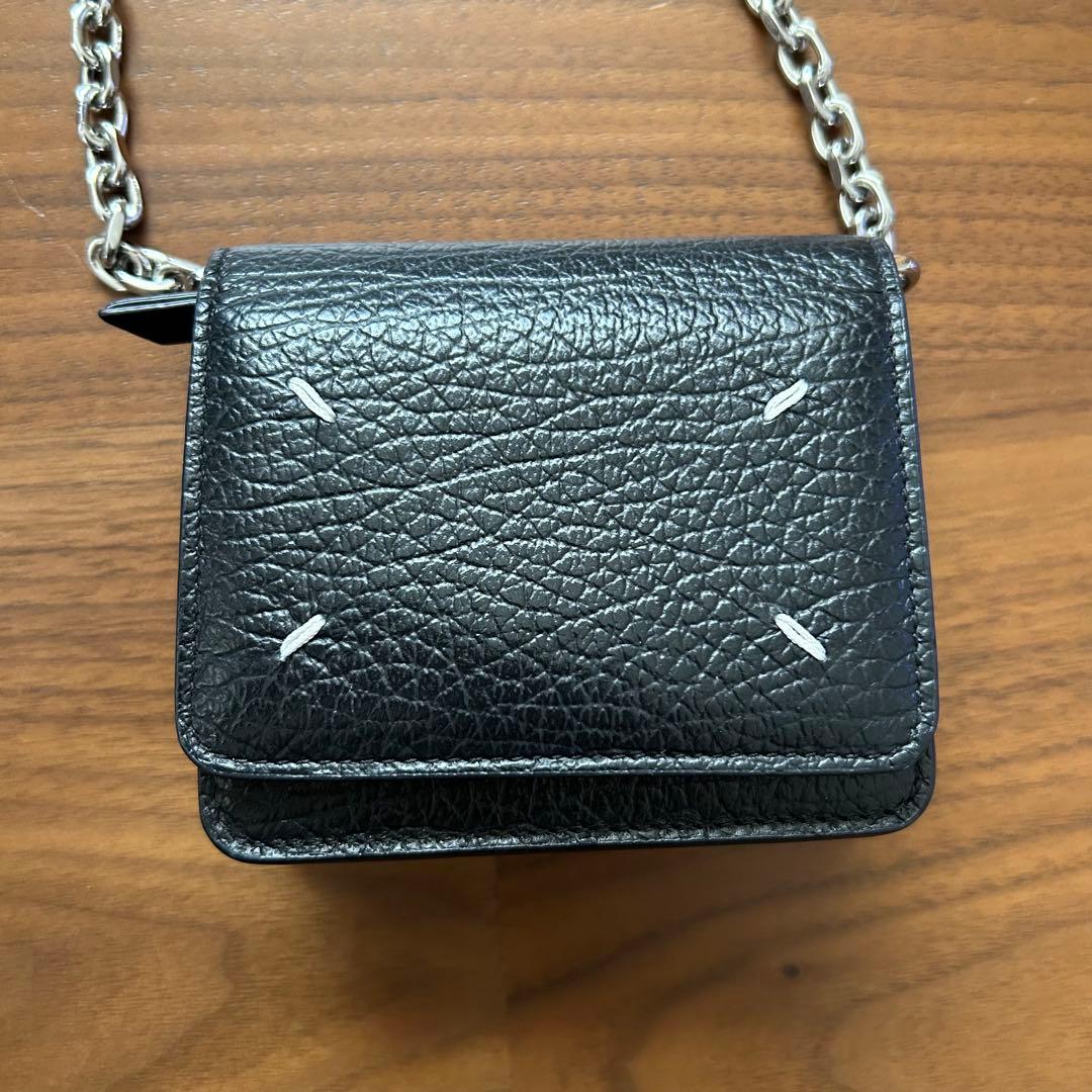 Maison Margiela チェーンウォレット/財布　ブラック