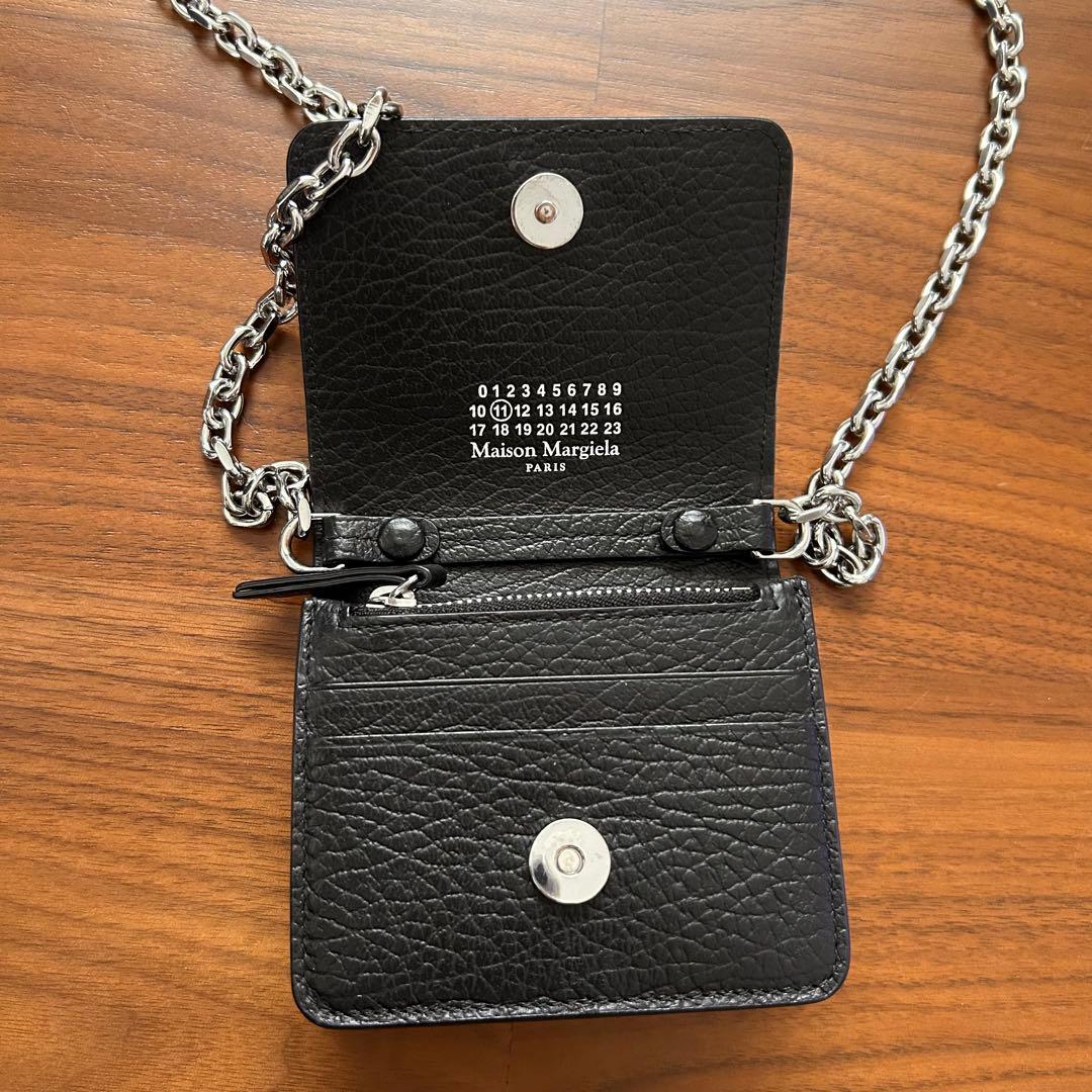 Maison Margiela チェーンウォレット/財布　ブラック
