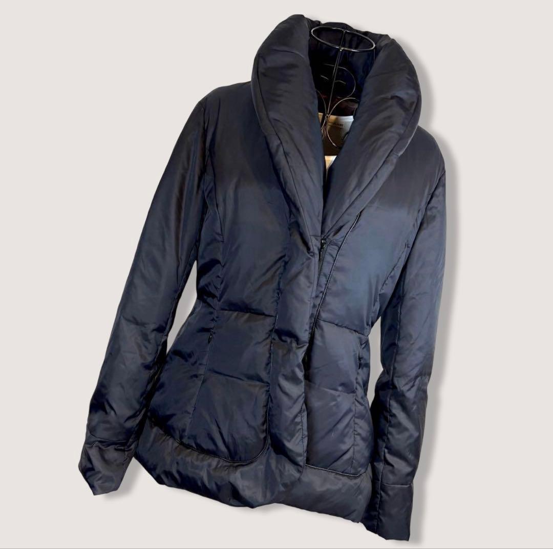 極美品 ポールスチュアート女優襟　ダウンジャケット L 三陽商会 ブラック8