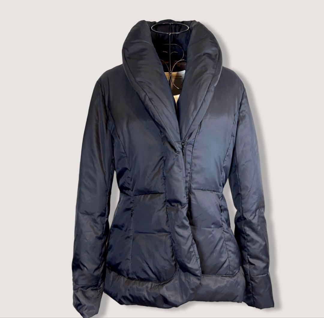 極美品 ポールスチュアート女優襟　ダウンジャケット L 三陽商会 ブラック8