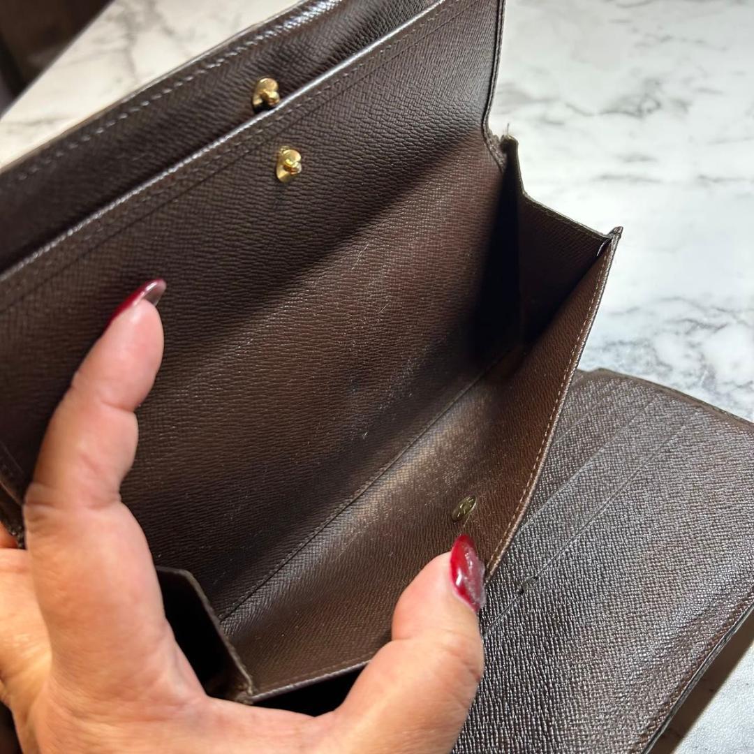 LV 三つ折り財布 インターナショナル ダミエ TH0025 6514