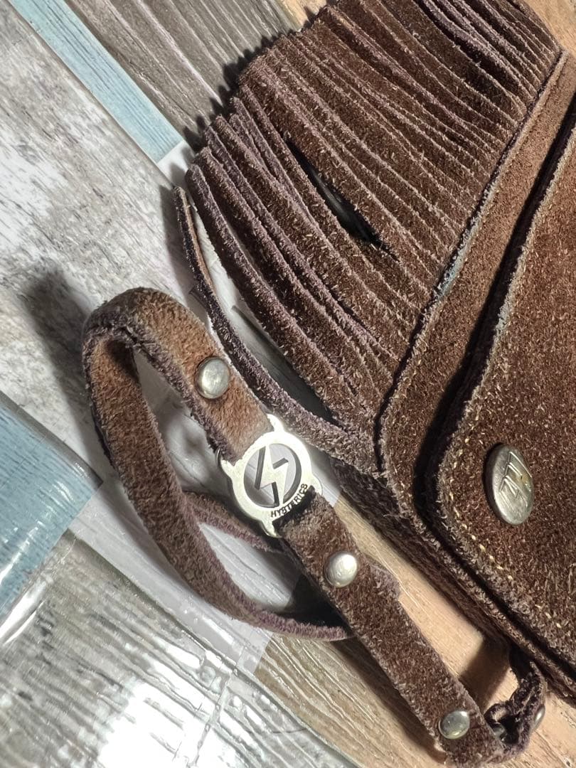 爆限定 ヒステリックグラマー グランジ フリンジ ウォレット 長財布 茶色 希少