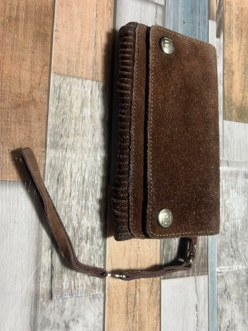 爆限定 ヒステリックグラマー グランジ フリンジ ウォレット 長財布 茶色 希少