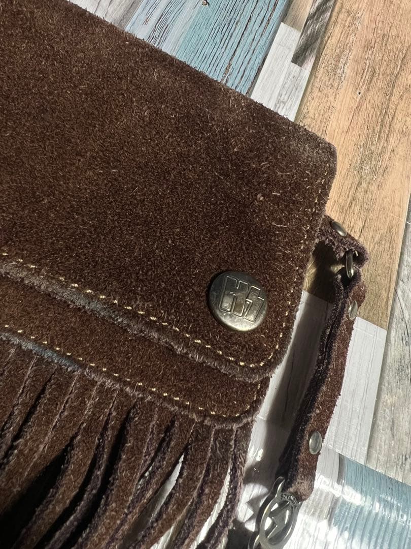 爆限定 ヒステリックグラマー グランジ フリンジ ウォレット 長財布 茶色 希少