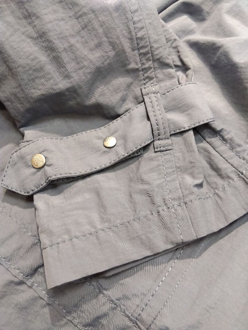 新品タグ付　MORABITO BLANC トレンチコートブルー グレー 38