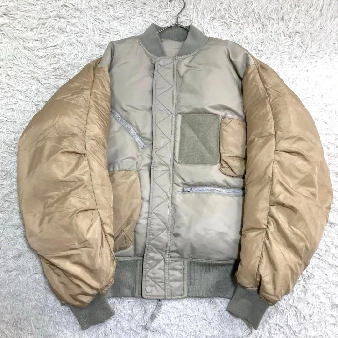 16603✨DAIWA PIER39 リバーシブル MA-1 ECRU L