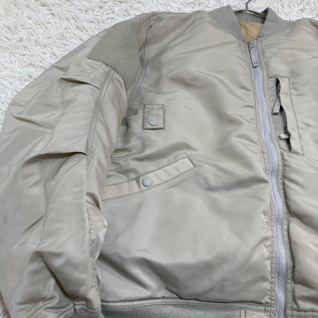 16603✨DAIWA PIER39 リバーシブル MA-1 ECRU L