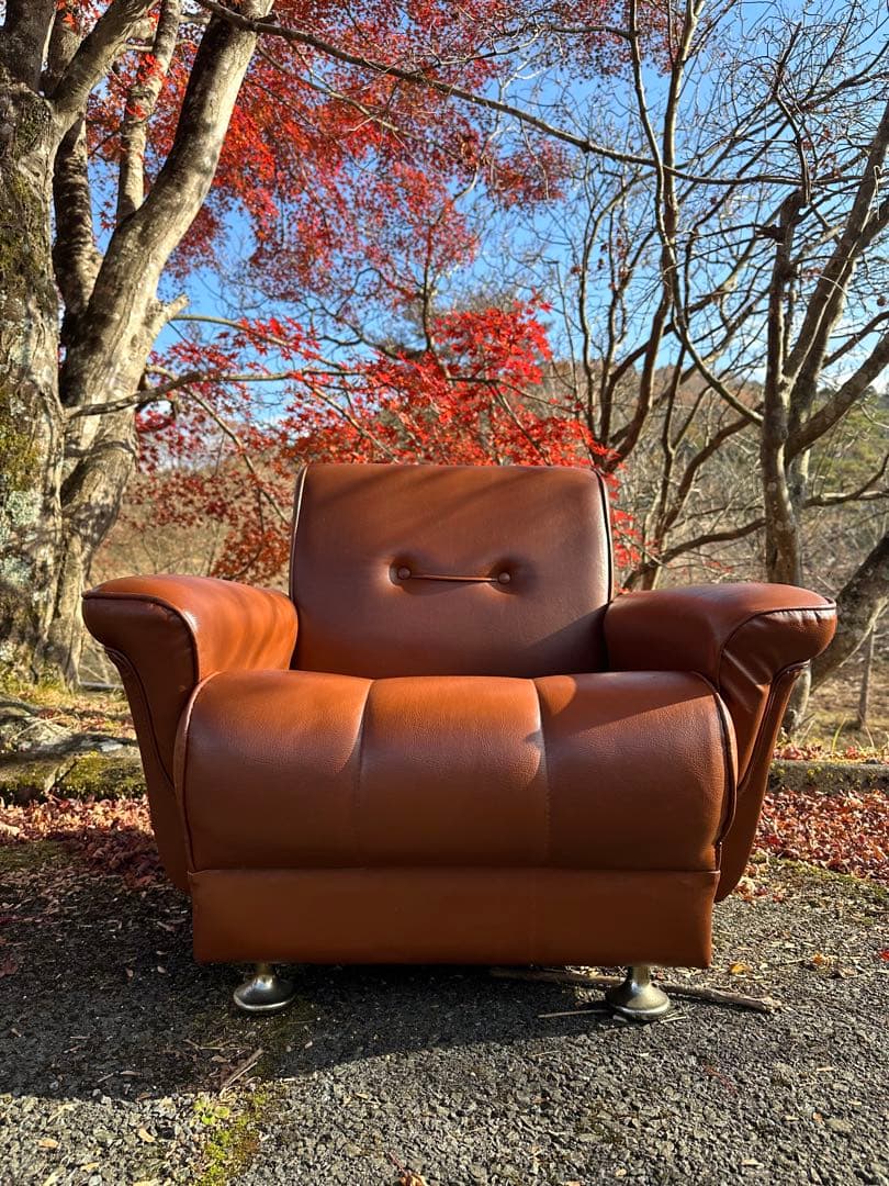 昭和レトロ1人掛けソファ×1