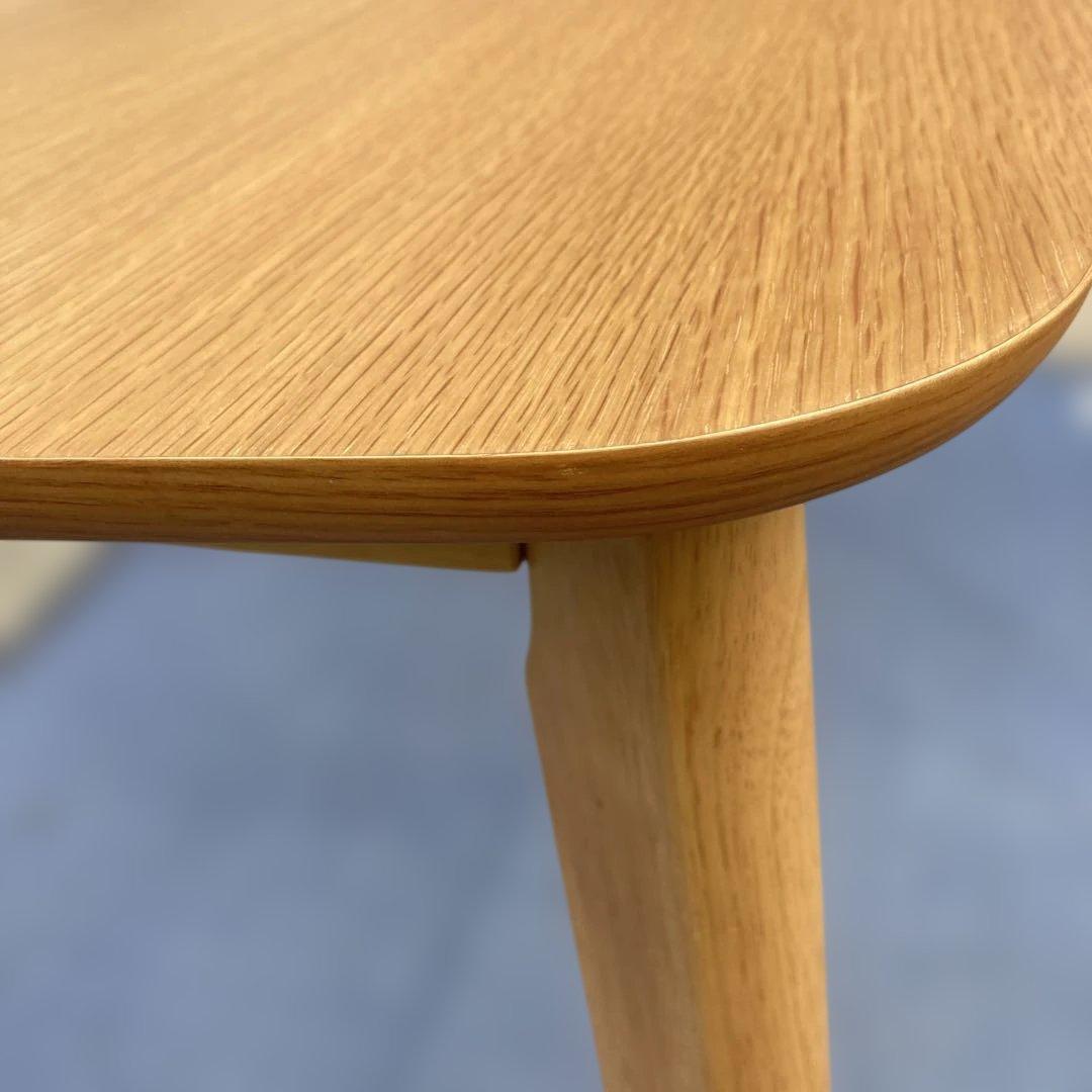 ダイニングテーブル　1350×800ナチュラルウッド 楕円形