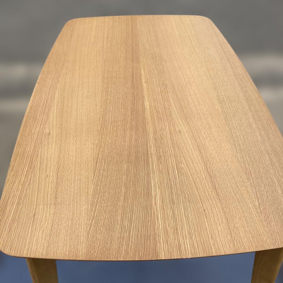 ダイニングテーブル　1350×800ナチュラルウッド 楕円形