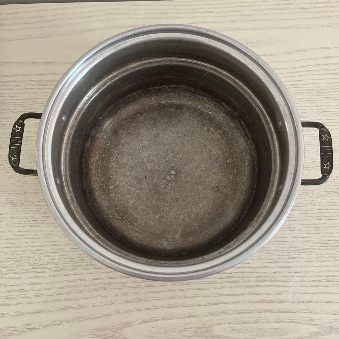 アメリカンアンティーク　everwear アルミニウム　鍋　シャビー