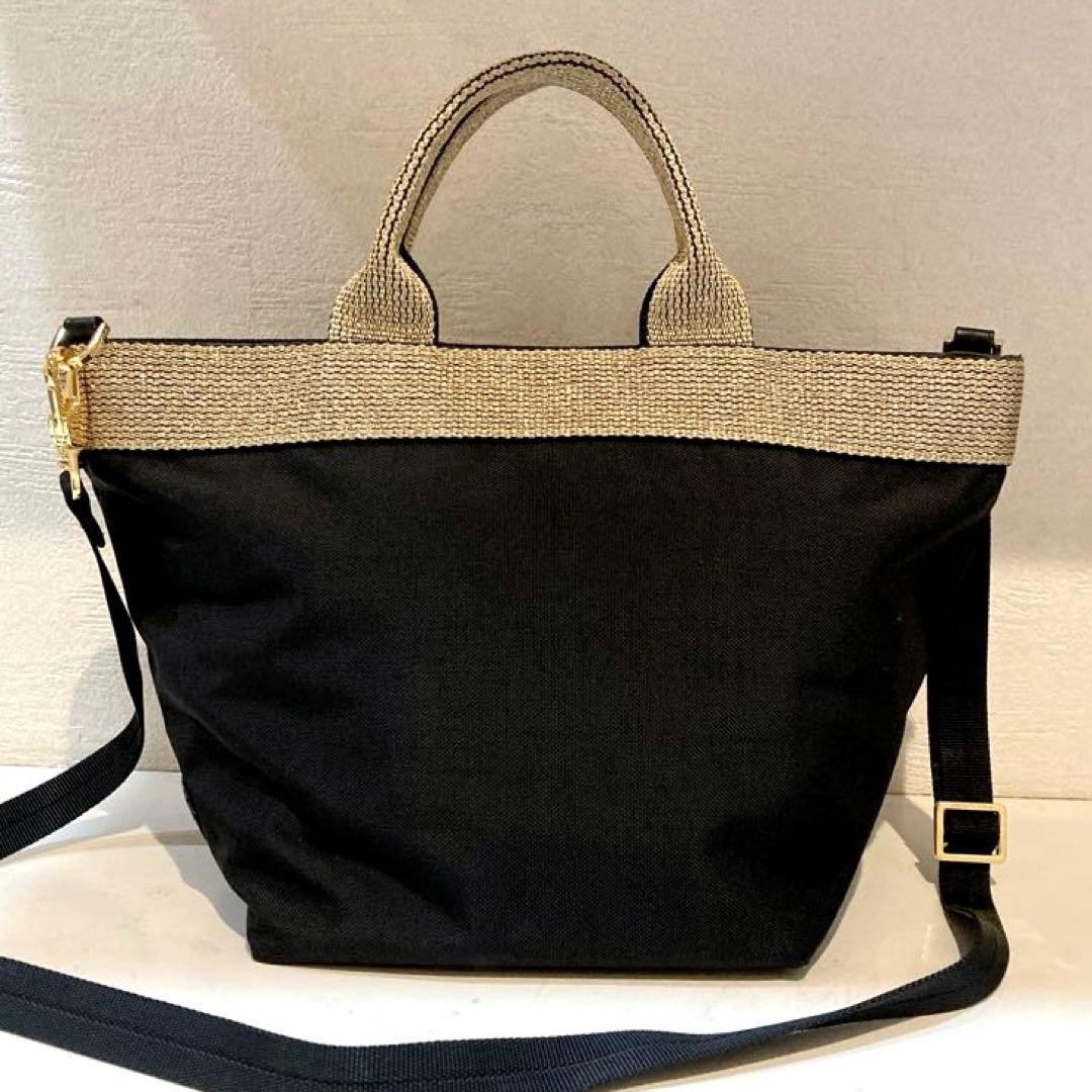 【美品】VIOLAd'ORO V-2037 2way ナイロントート　黒