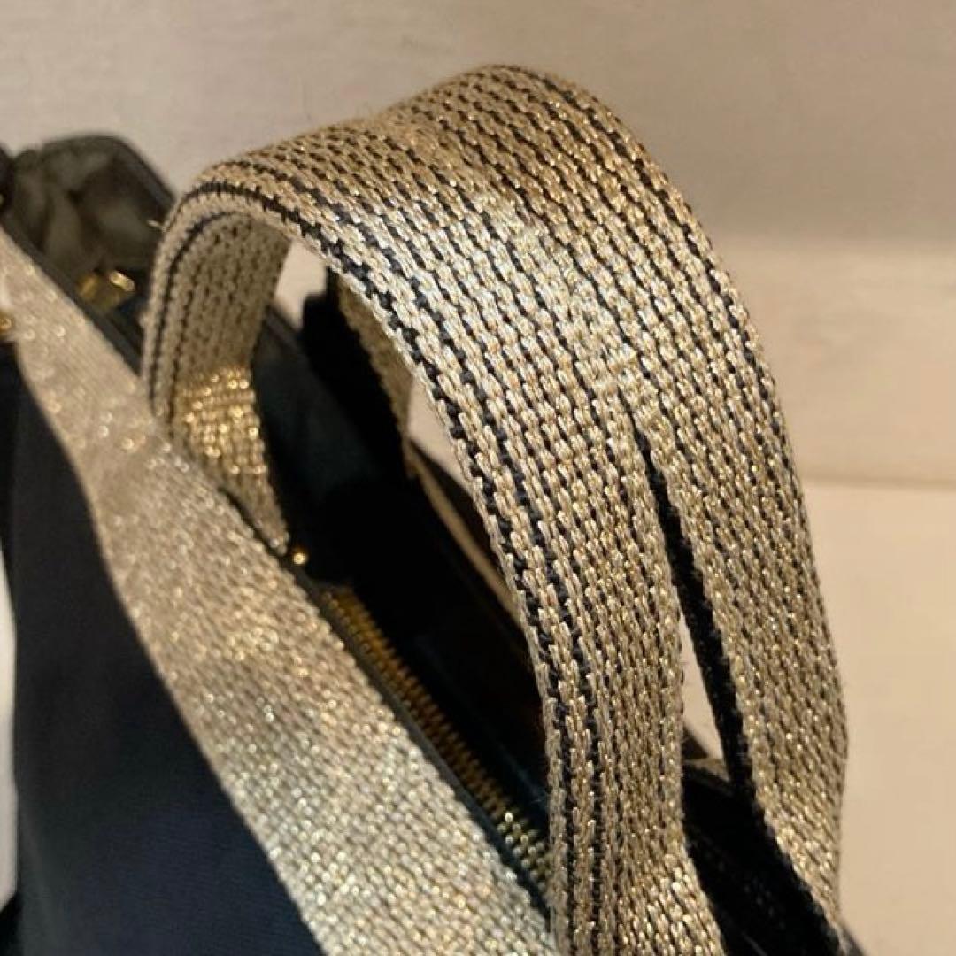 【美品】VIOLAd'ORO V-2037 2way ナイロントート　黒